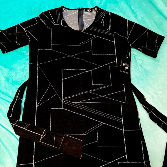 ISCA NWT woman’s black dress sz XL - Picture 1 of 11